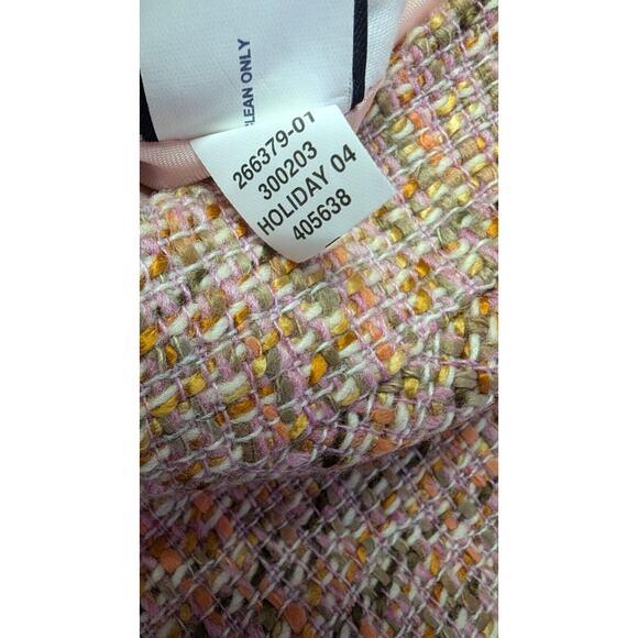 Gap Y2K Trumpet Skirt size 2 Pink Yellow Tweed - Picture 4 of 5